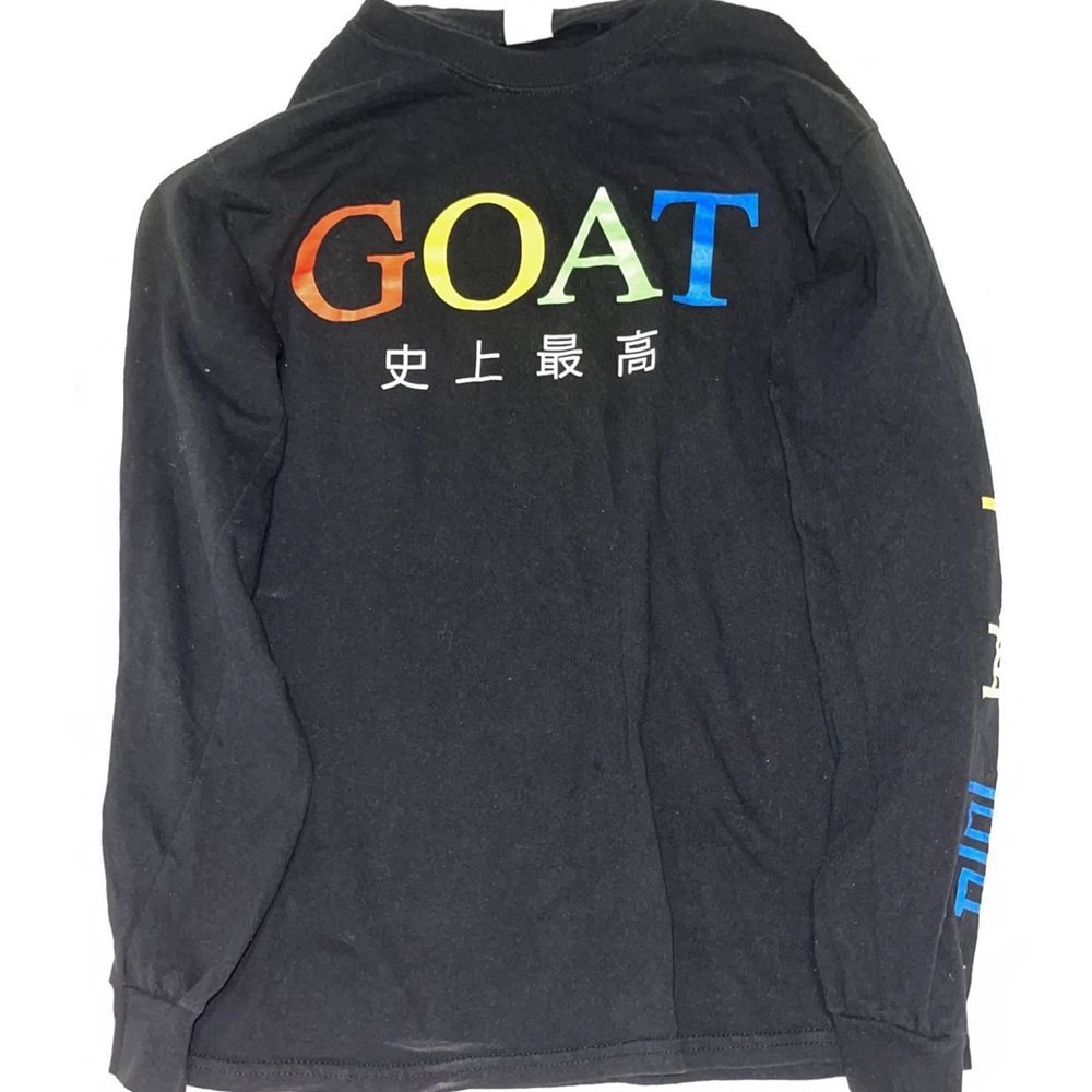 Black graphic T-shirt